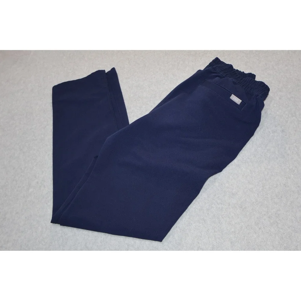 FIGS Scrub Pants Mens Small Navy Blue Technical Collection Drawstring Pockets